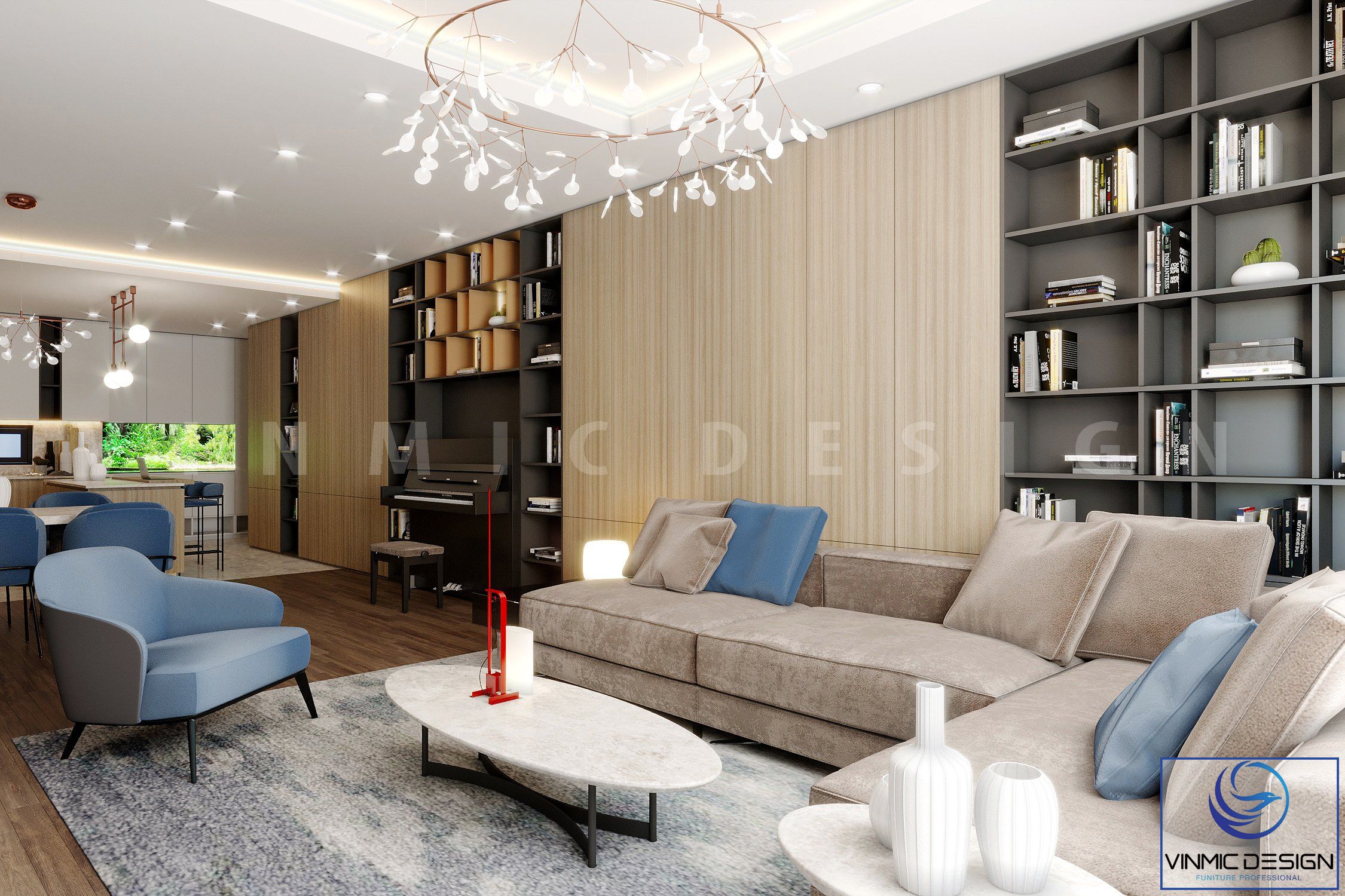 Thiết kế tủ trang trí đơn giản