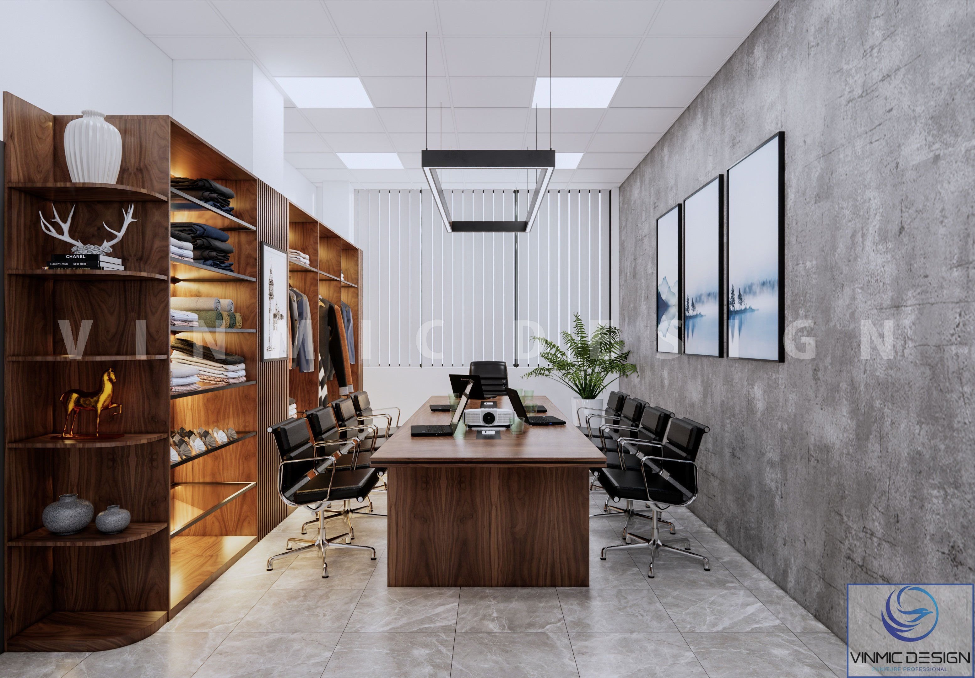 Thiết kế nội thất văn phòng phổ biến hiện nay