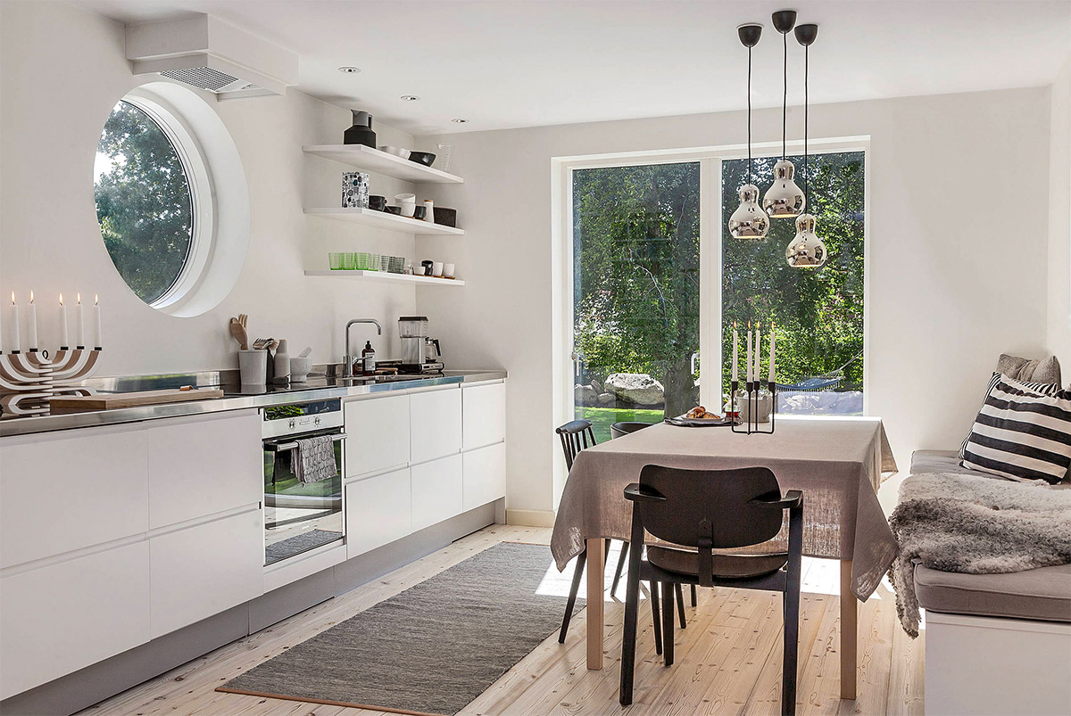 Trang trí nội thất với tủ bếp phong cách Scandinavian