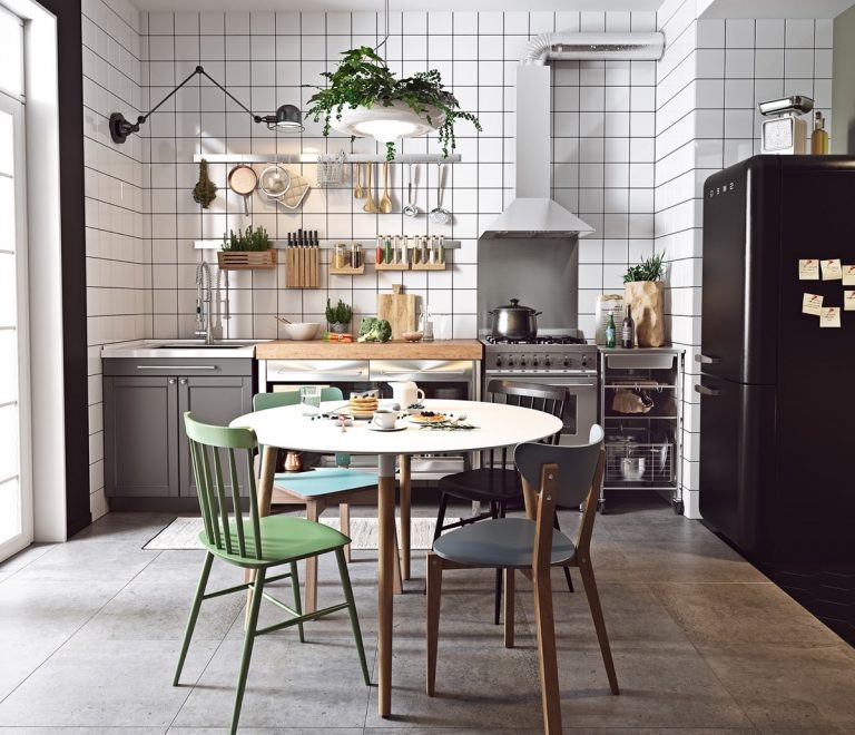 Trang trí nội thất với tủ bếp phong cách Scandinavian