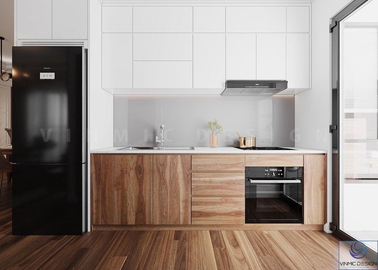 Mẫu thiết kế và thi công nội thất phòng bếp cho chung cư