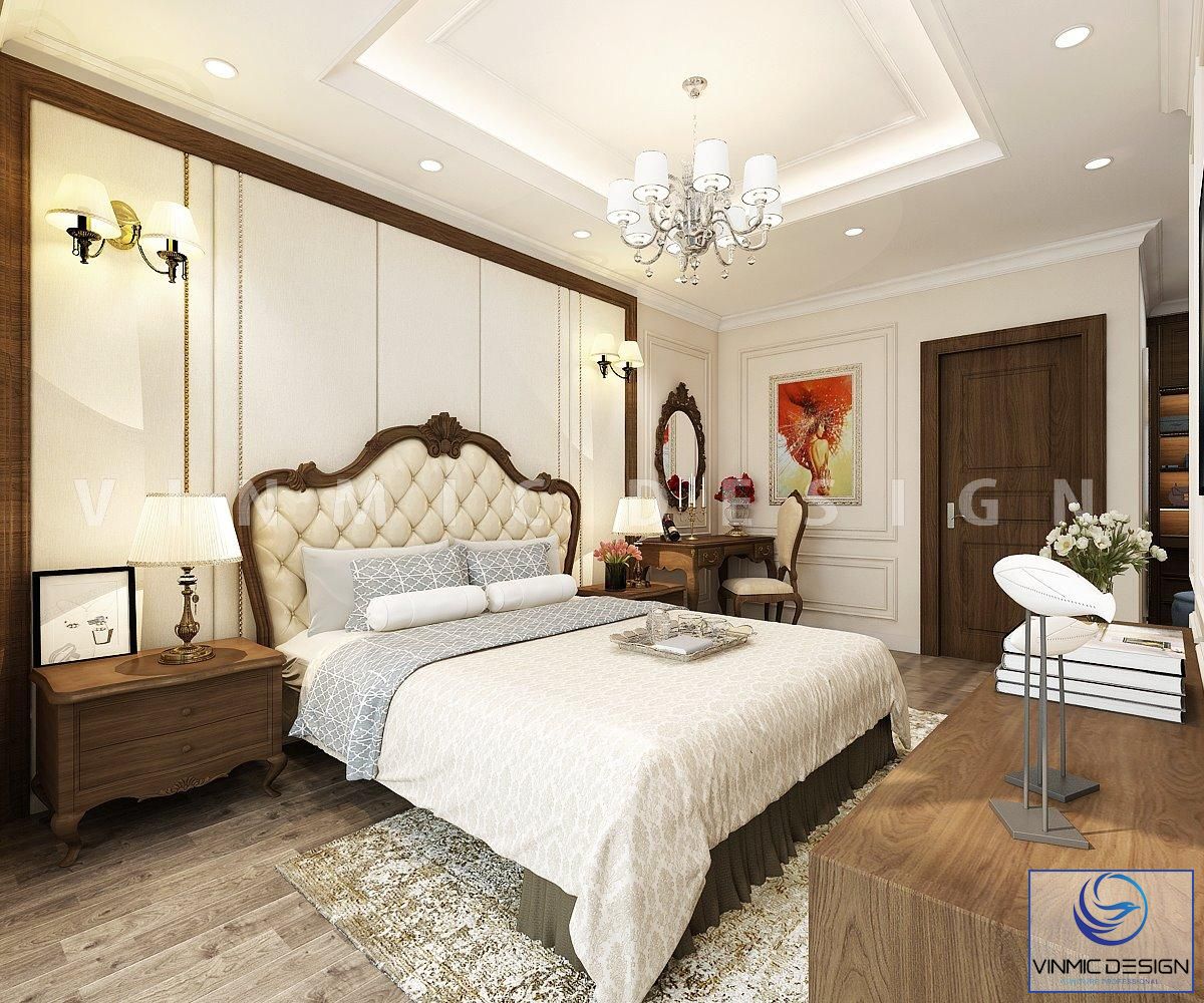 Phòng ngủ master phong cách tân cổ điển mang vẻ đẹp thu hút 