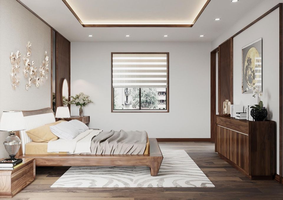 Thiết kế nhiều cửa sổ giúp căn phòng có cảm giác rộng rãi, thông thoáng dễ chịu hơn