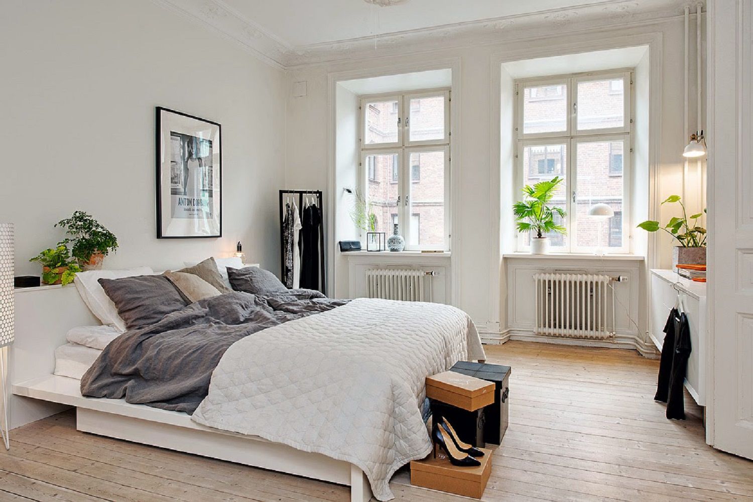 Thiết kế phòng ngủ chung cư phong cách Scandinavian 