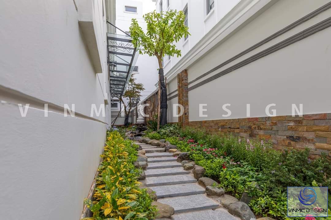 Góc vường được thi công đẹp mắt tại biệt thự Vinhomes Star City