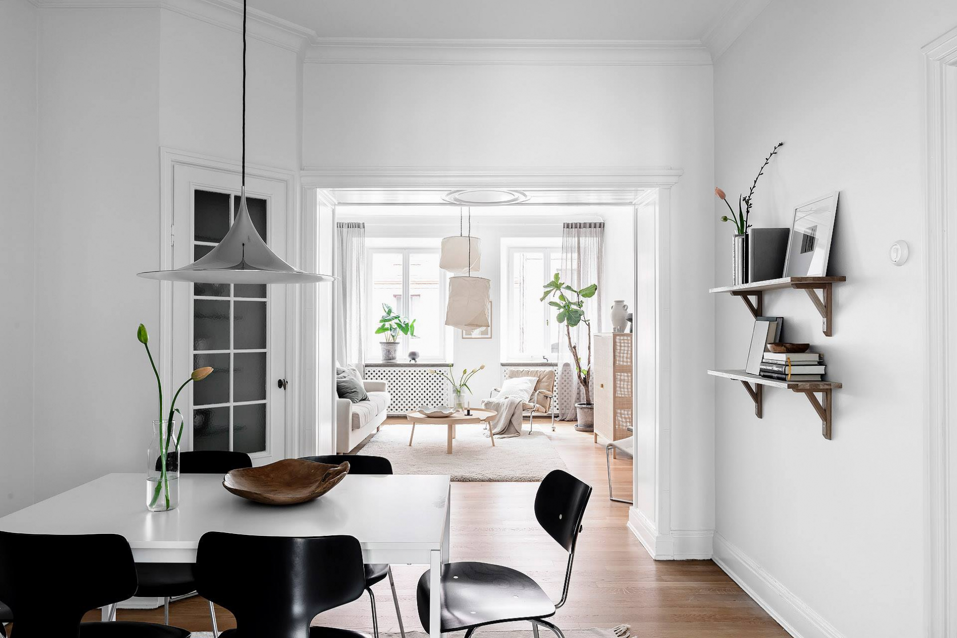 Thiết kế nội thất phòng khách phong cách Scandinavian sang trọng bởi Vinmic