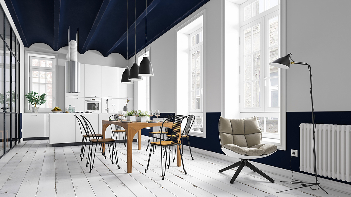 Thiết kế nội thất phòng bếp đậm chất phong cách Scandinavian