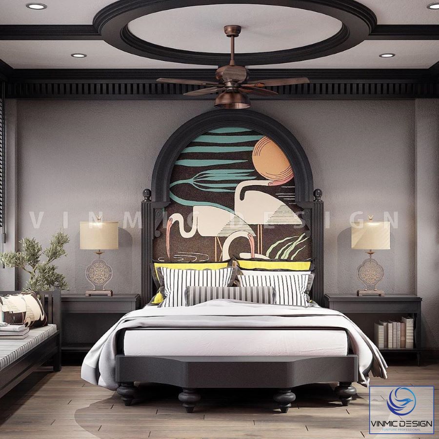 Thiết kế phòng ngủ phong cách Á Đông đẹp và ý nghĩa