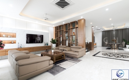 Thi công nội thất biệt thự hiện đại tại Vinhomes Long Biên
