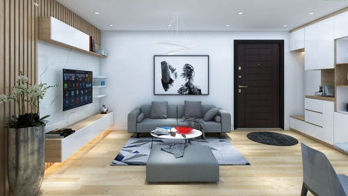 Thiết kế nội thất căn hộ chung cư Hoàng Quốc Việt