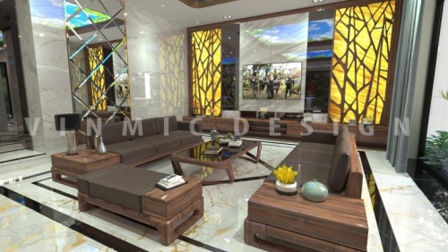 MẪU THIẾT KẾ NỘI THẤT BIỆT THỰ VINHOMES MARINA TẠI HẢI PHÒNG