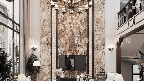 Mê Mẩn Các Mẫu Thiết Kế Phòng Khách Biệt Thự Vinhomes Hải Phòng