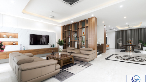 Thi công nội thất biệt thự hiện đại tại Vinhomes Long Biên