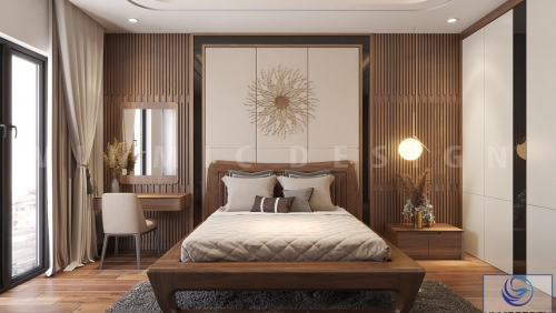 Phòng đẹp với thiết kế giường ngủ ấn tượng