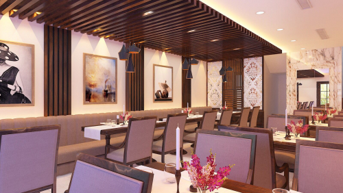 Các mẫu thiết kế nội thất nhà hàng ấn tượng