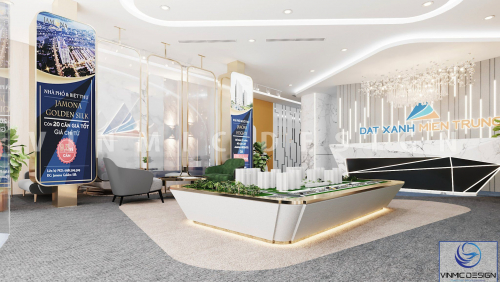 Thiết kế thi công nội thất văn phòng Đất Xanh tinh tế, sang trọng