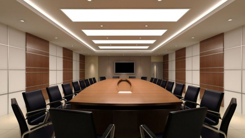 Thiết kế nội thất phòng họp hiện đại và tiện nghi