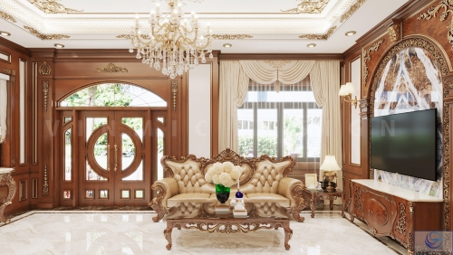 Thiết kế nội thất biệt thự phong cách cổ điển