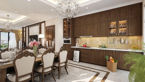 Trang trí nội thất với tủ bếp cao cấp ở một số dự án lớn Vinmic