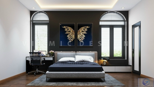 Trang trí nội thất phòng ngủ master đang phổ biến hiện nay