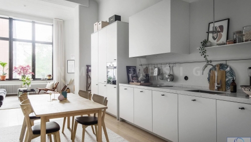 Trang trí nội thất với tủ bếp theo phong cách Scandinavian