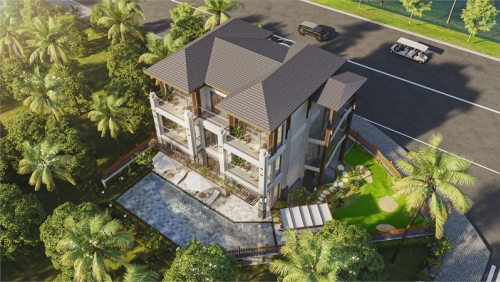 Biệt thự vườn vua Phú Thọ với mẫu thiết kế nội thất độc đáo