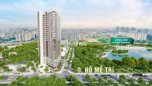 Thiết kế nội thất chung cư cao cấp Trinity Tower thượng lưu