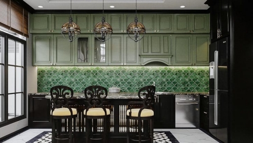 Những mẫu trang trí phòng bếp phong cách Indochine bạn nên thử