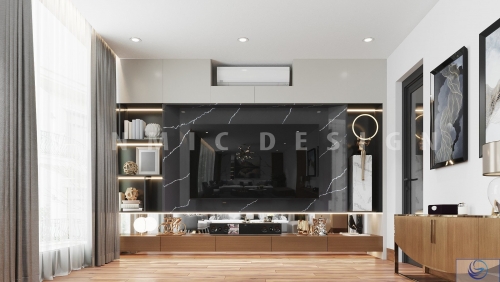 30+ Mẫu vách ốp tivi sang trọng,đẳng cấp cho phòng khách