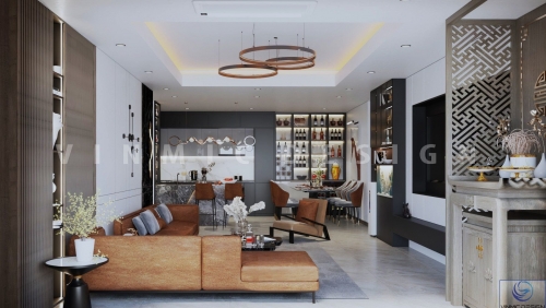 Thiết kế nội thất chung cư Lacasta Văn Phú - Hà Đông đầy mới mẻ