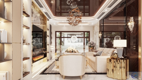 Thiết kế nội thất nhà phố hiện đại tại Hà Đông