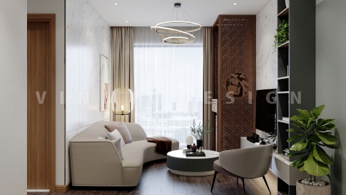 Thiết kế nội thất chung cư hiện đại Masteri West Heights